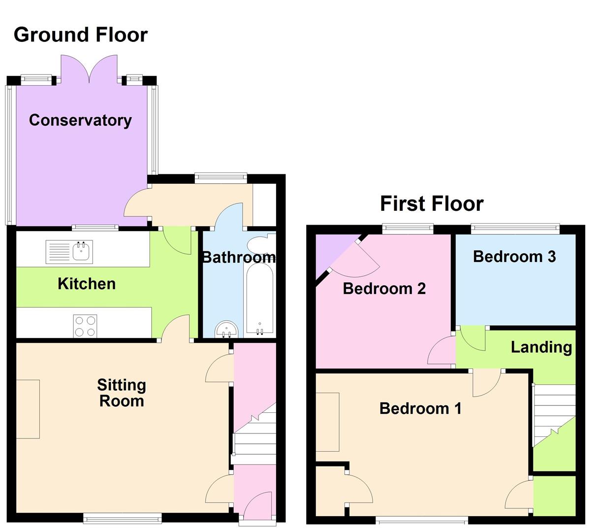 Floorplan for Victoria Road, Portland