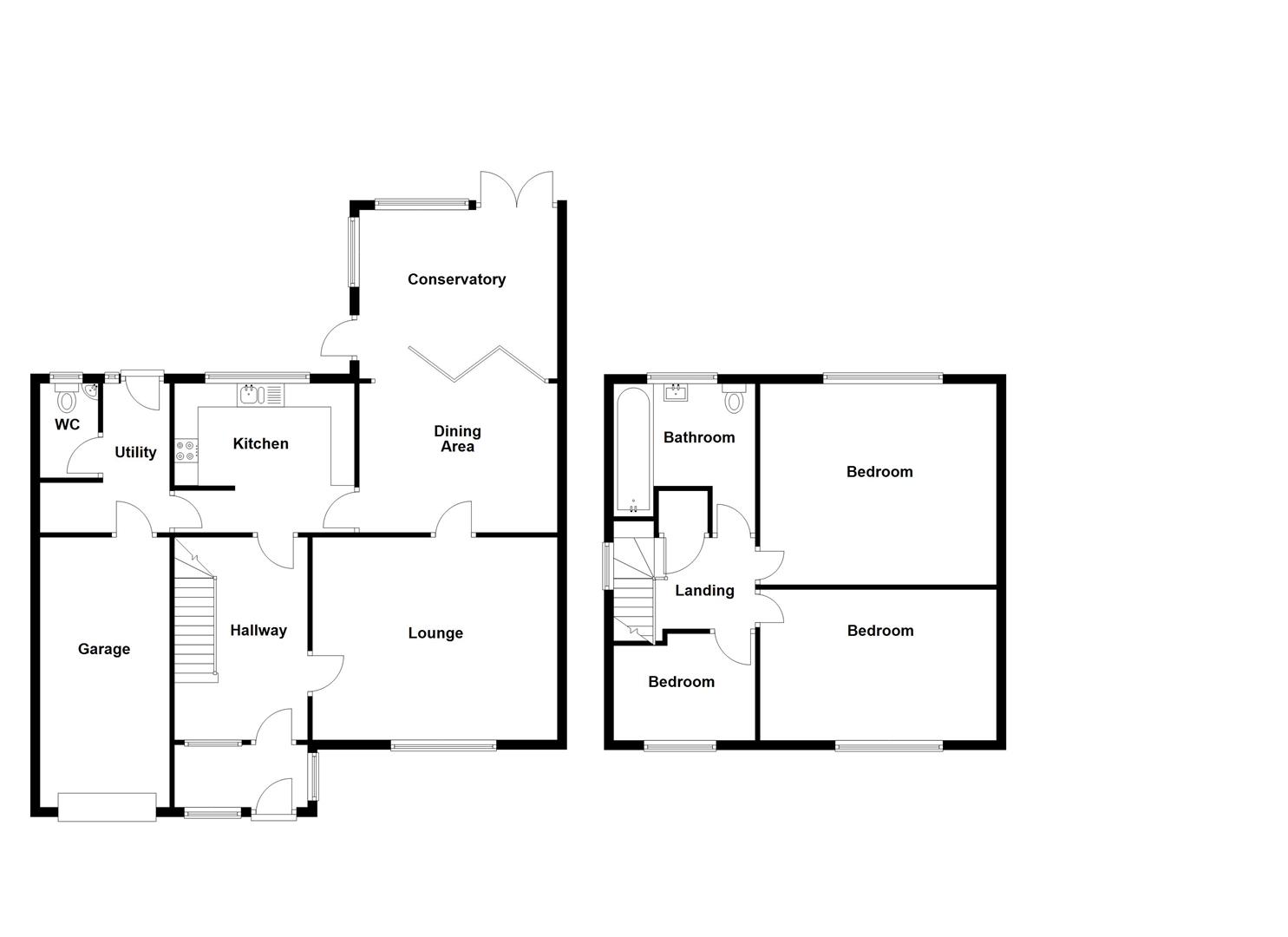 Floorplan for Shepherds Croft, Portland
