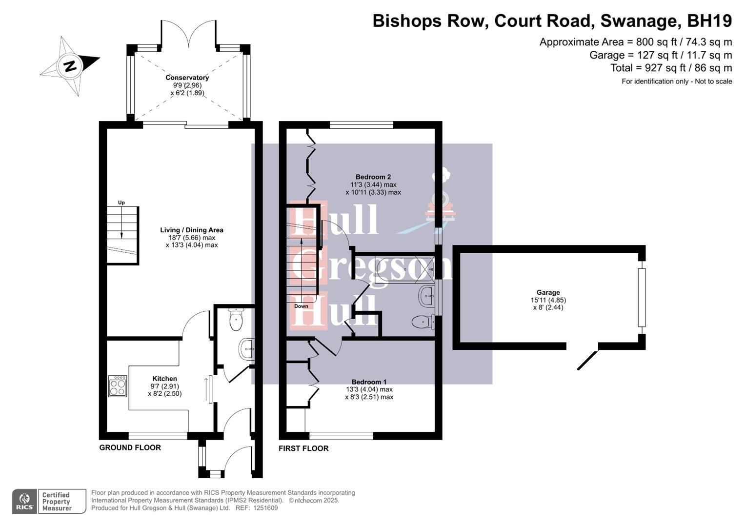 Floorplan for Court Road, Swanage