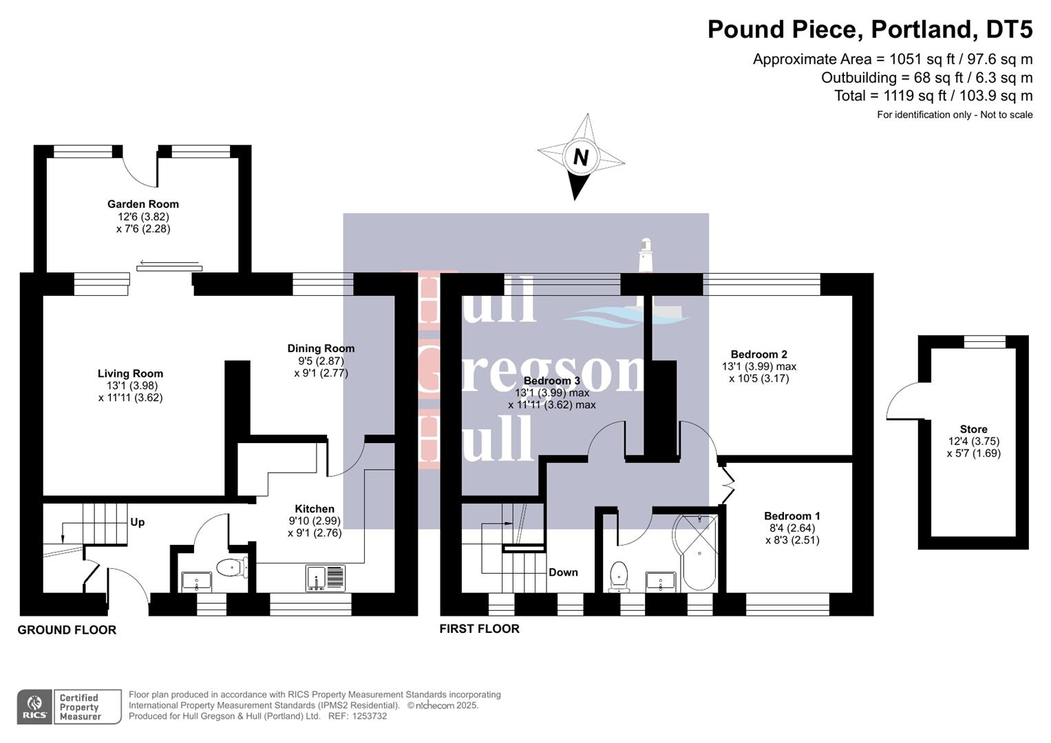 Floorplan for Pound Piece, Portland