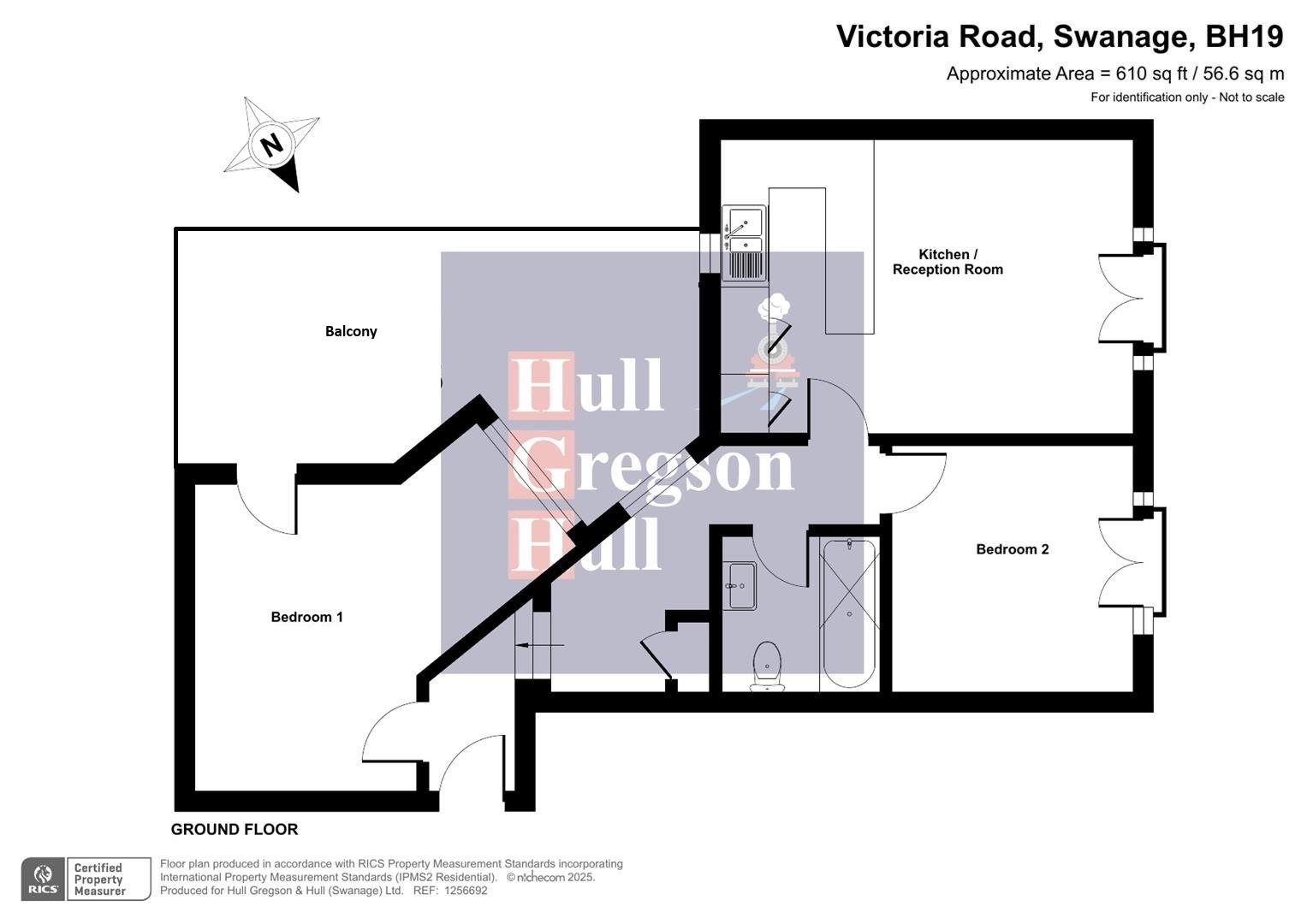 Floorplan for Victoria Road, Swanage