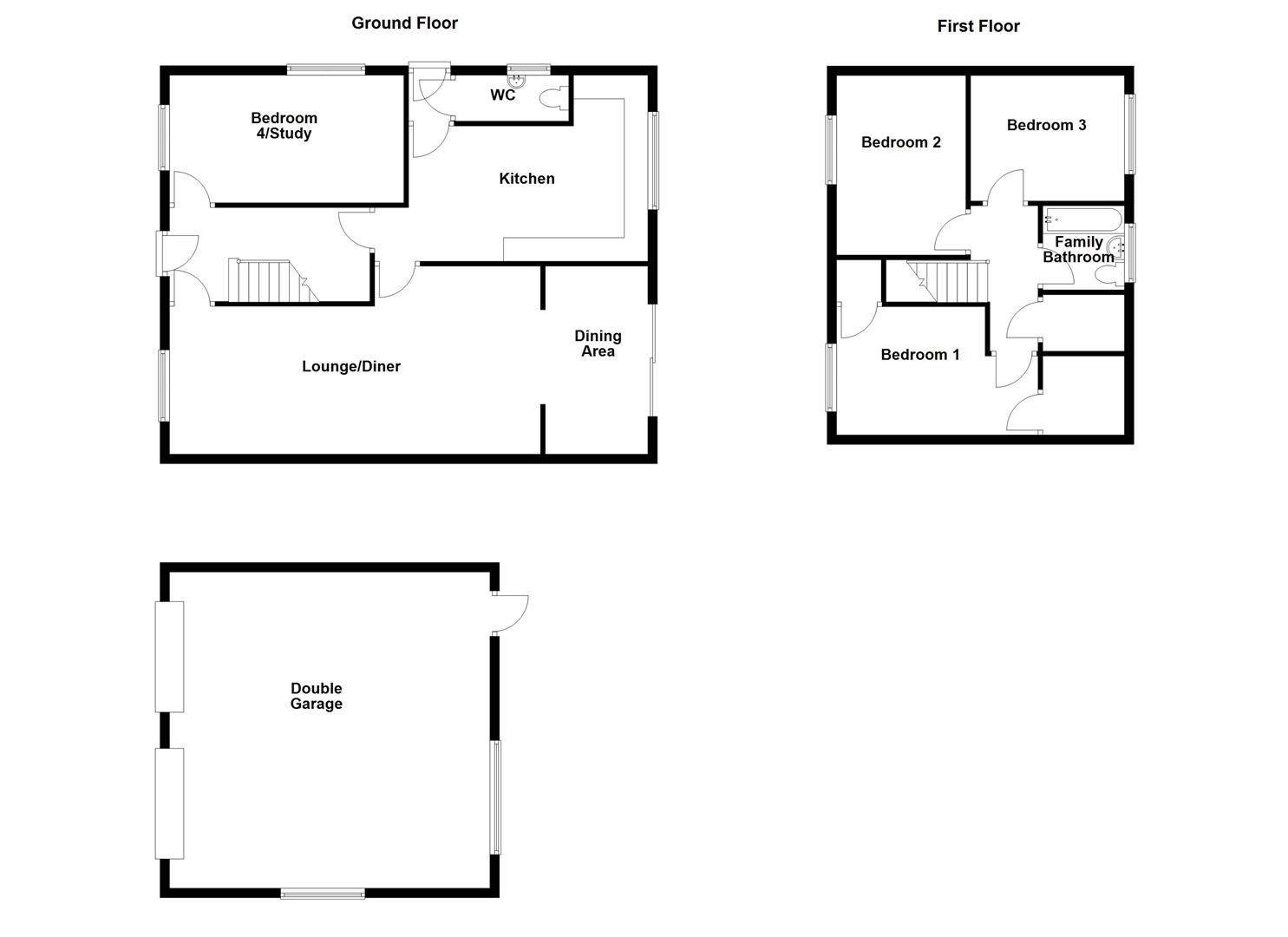 Floorplan for Page Drive, Portland