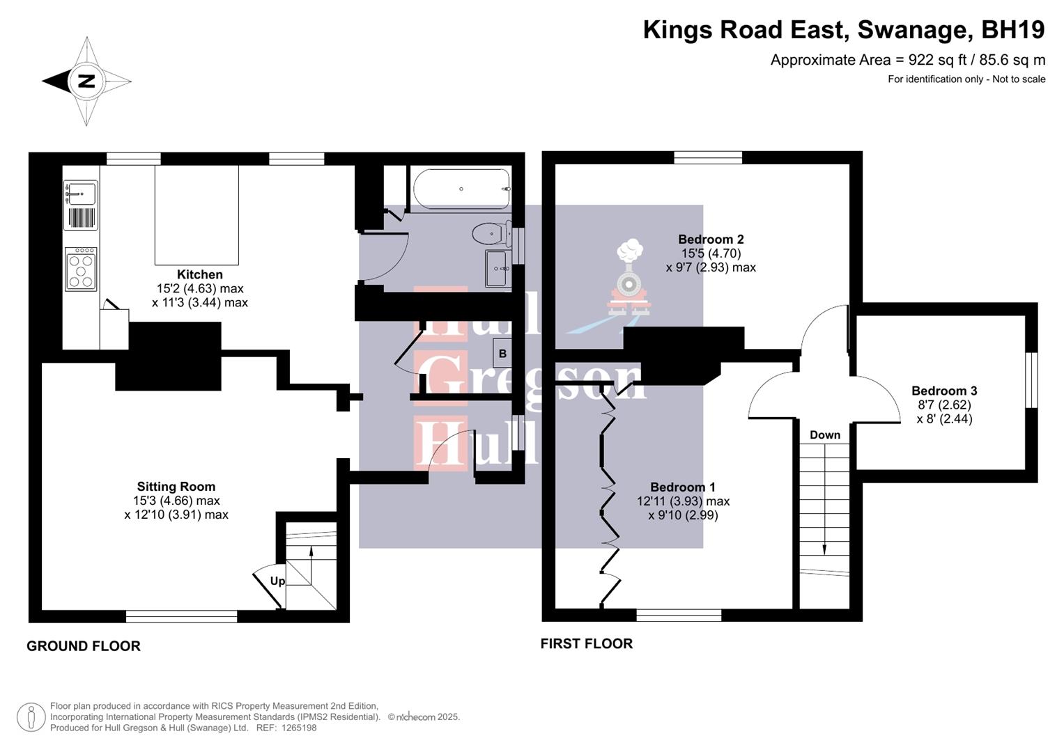 Floorplan for Kings Road East, Swanage