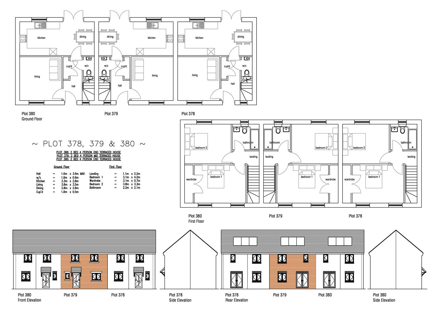 Floorplan for Plot 379 Curtis Fields, 9 Bramble Road, Weymouth, DT4 0FT