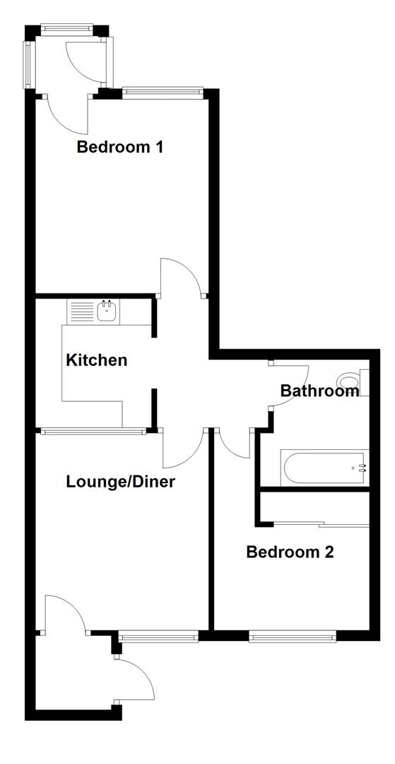 Floorplan for Tobys Close, Portland