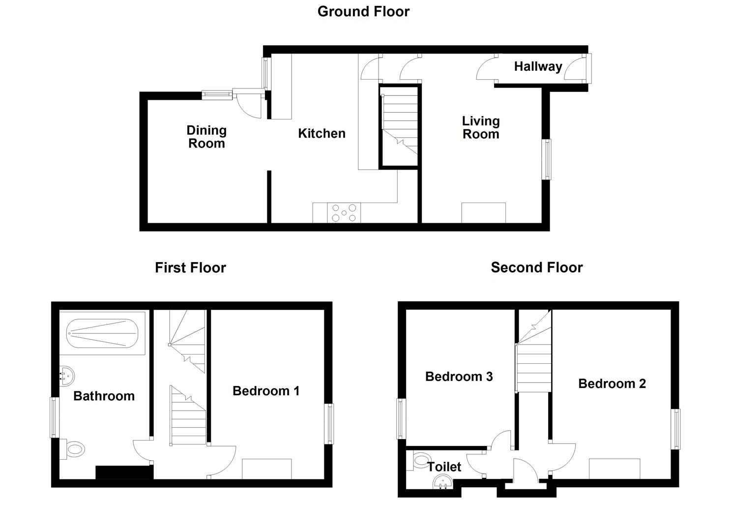 Floorplan for Clements Lane, Portland