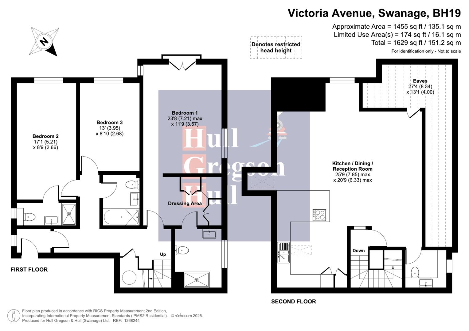 Floorplan for Victoria Avenue, Swanage