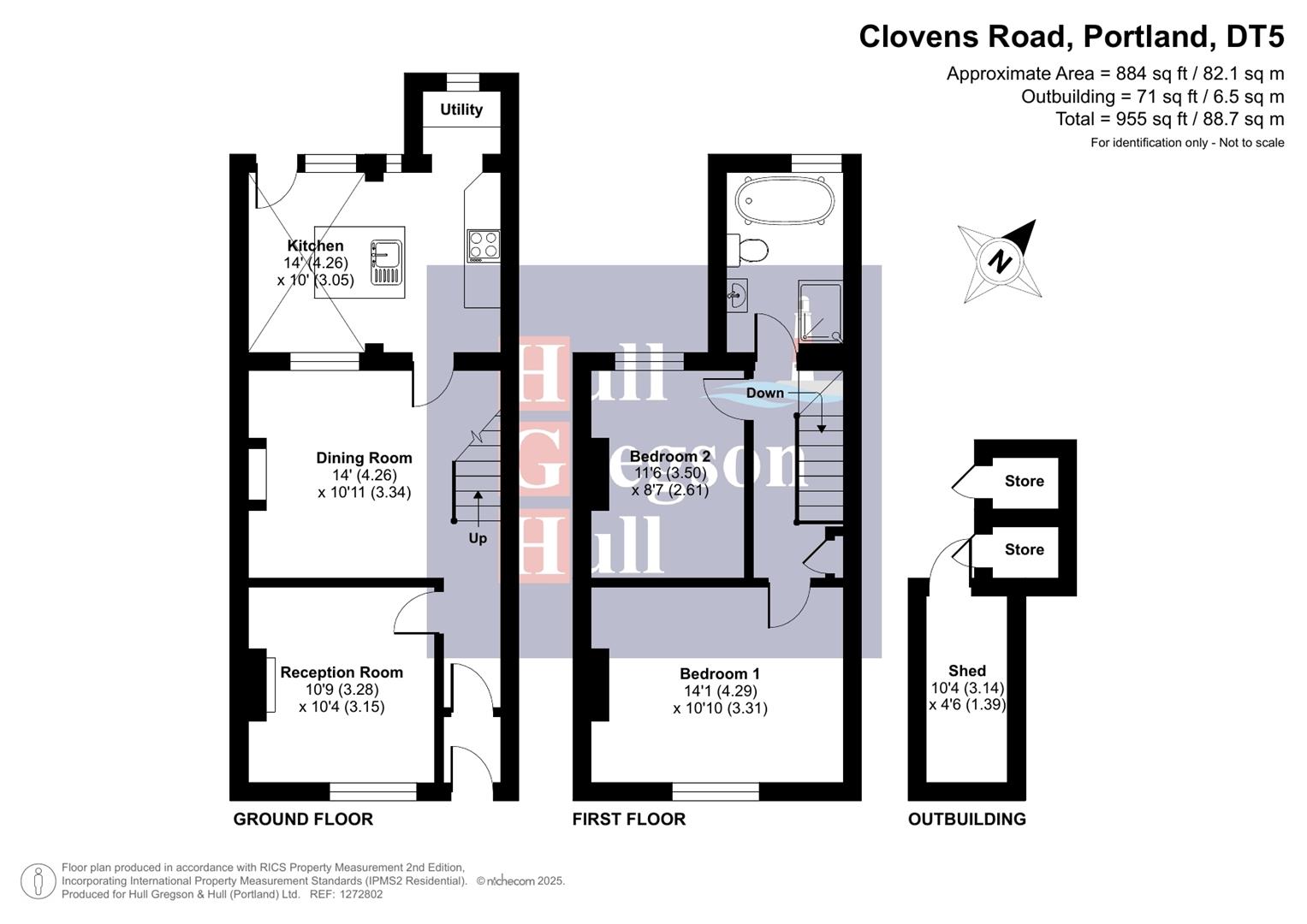 Floorplan for Clovens Road, Portland