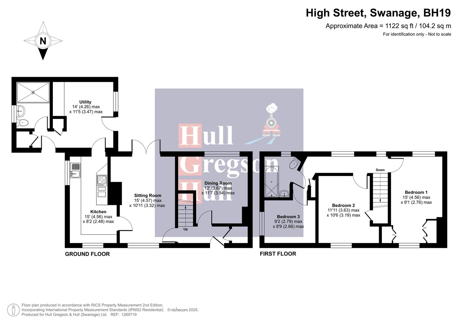 Floorplan for High Street, Swanage