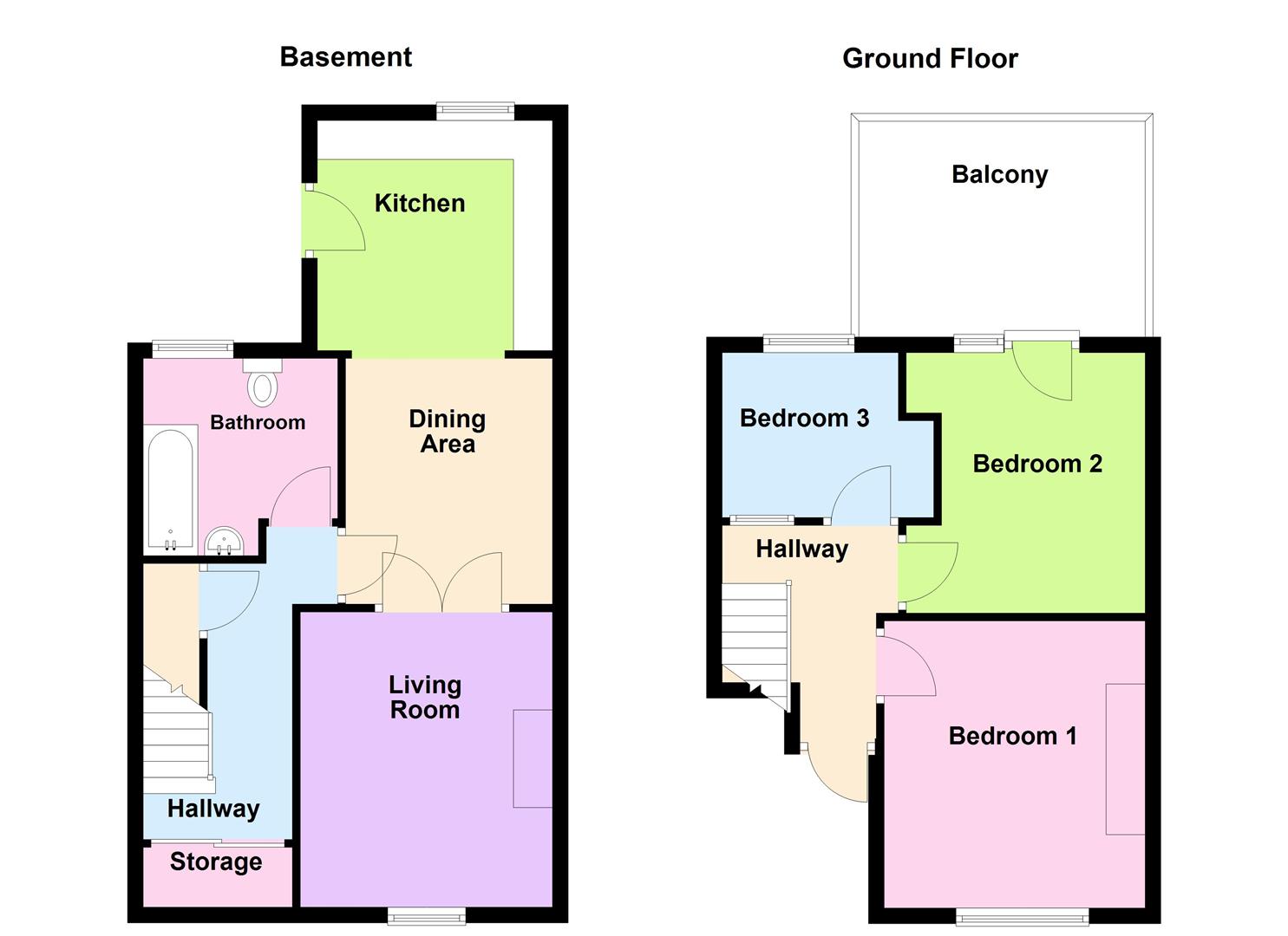 Floorplan for Abbotsbury Road, Weymouth
