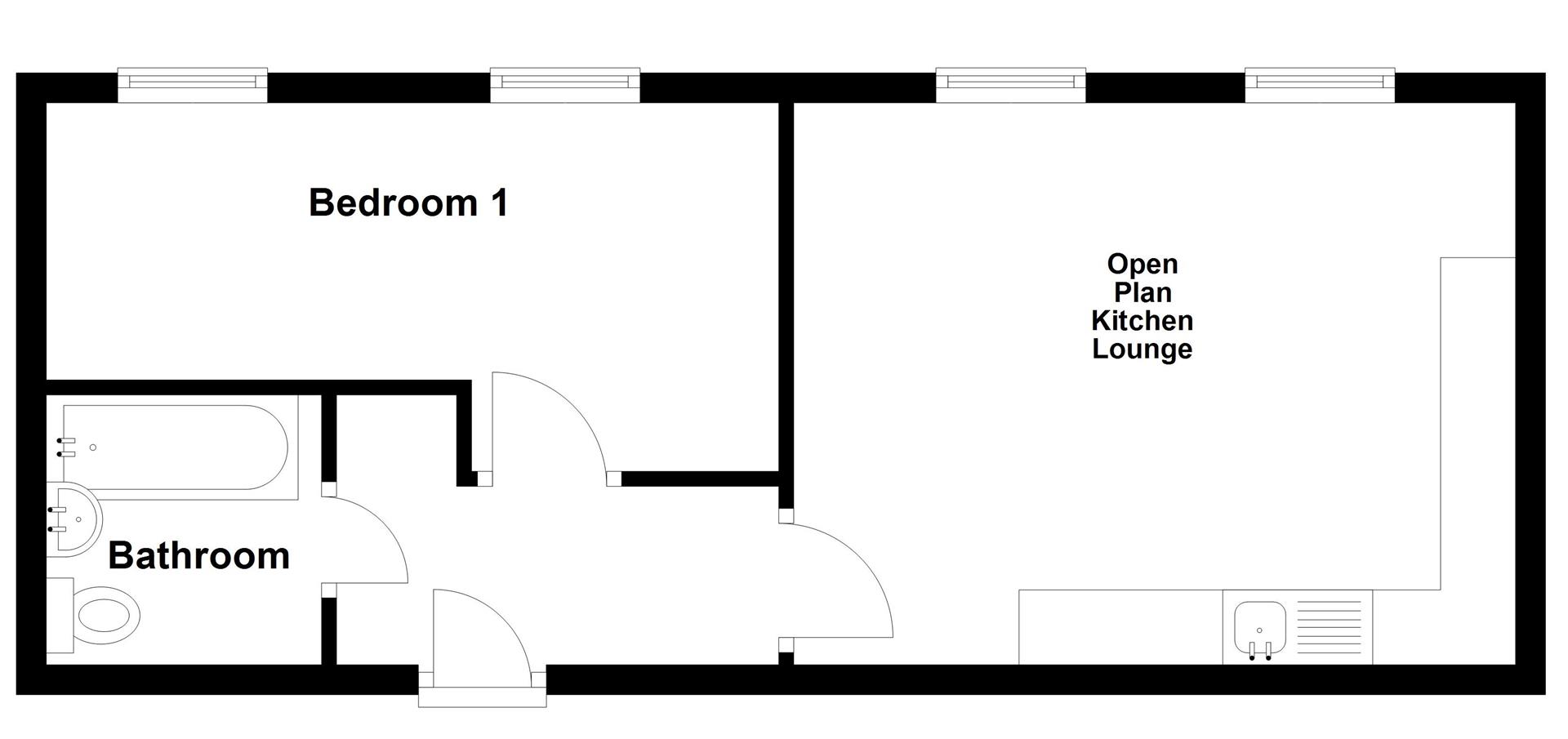 Floorplan for Beresford House, Liberty Road, Portland