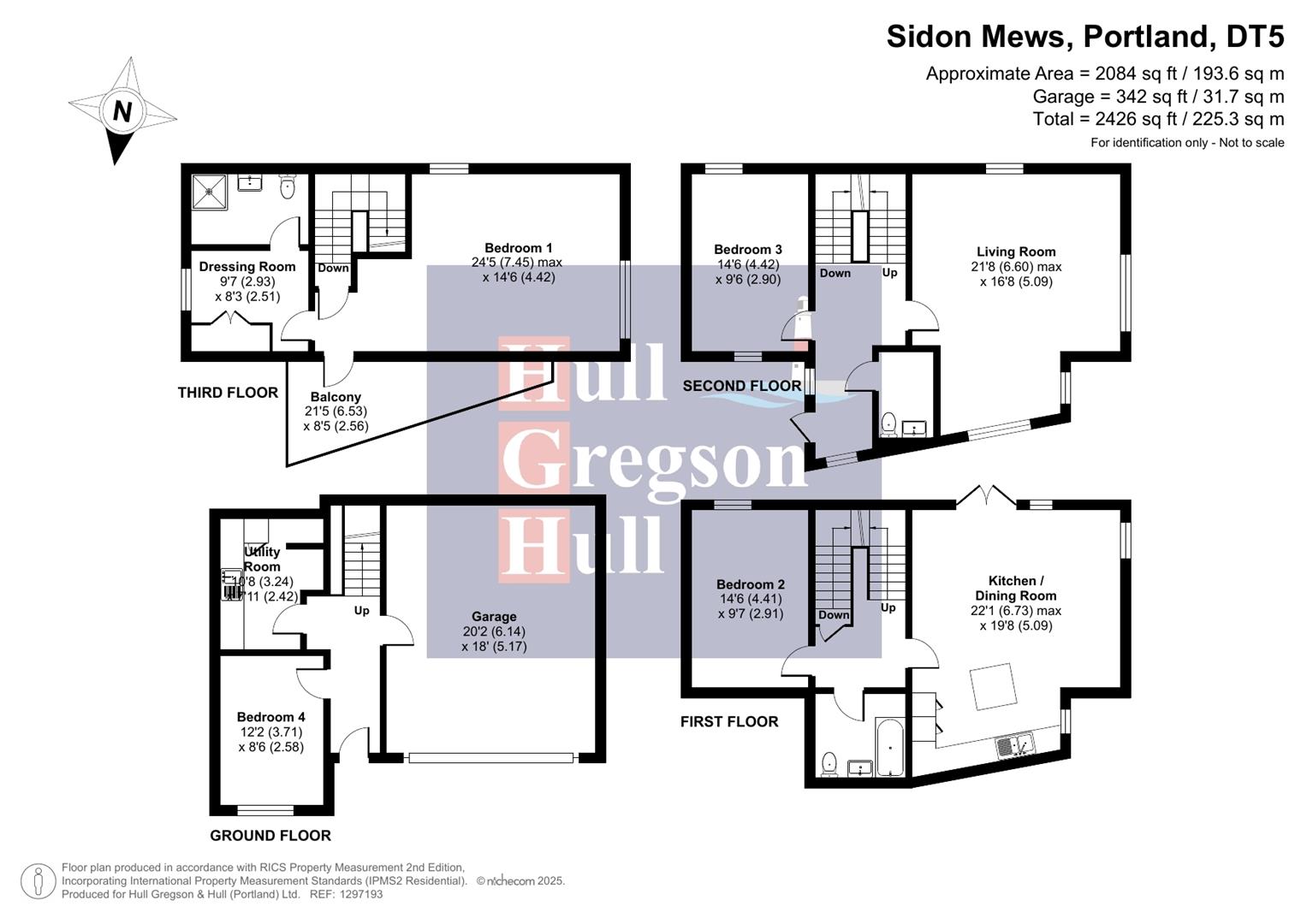 Floorplan for Sidon Mews, Portland