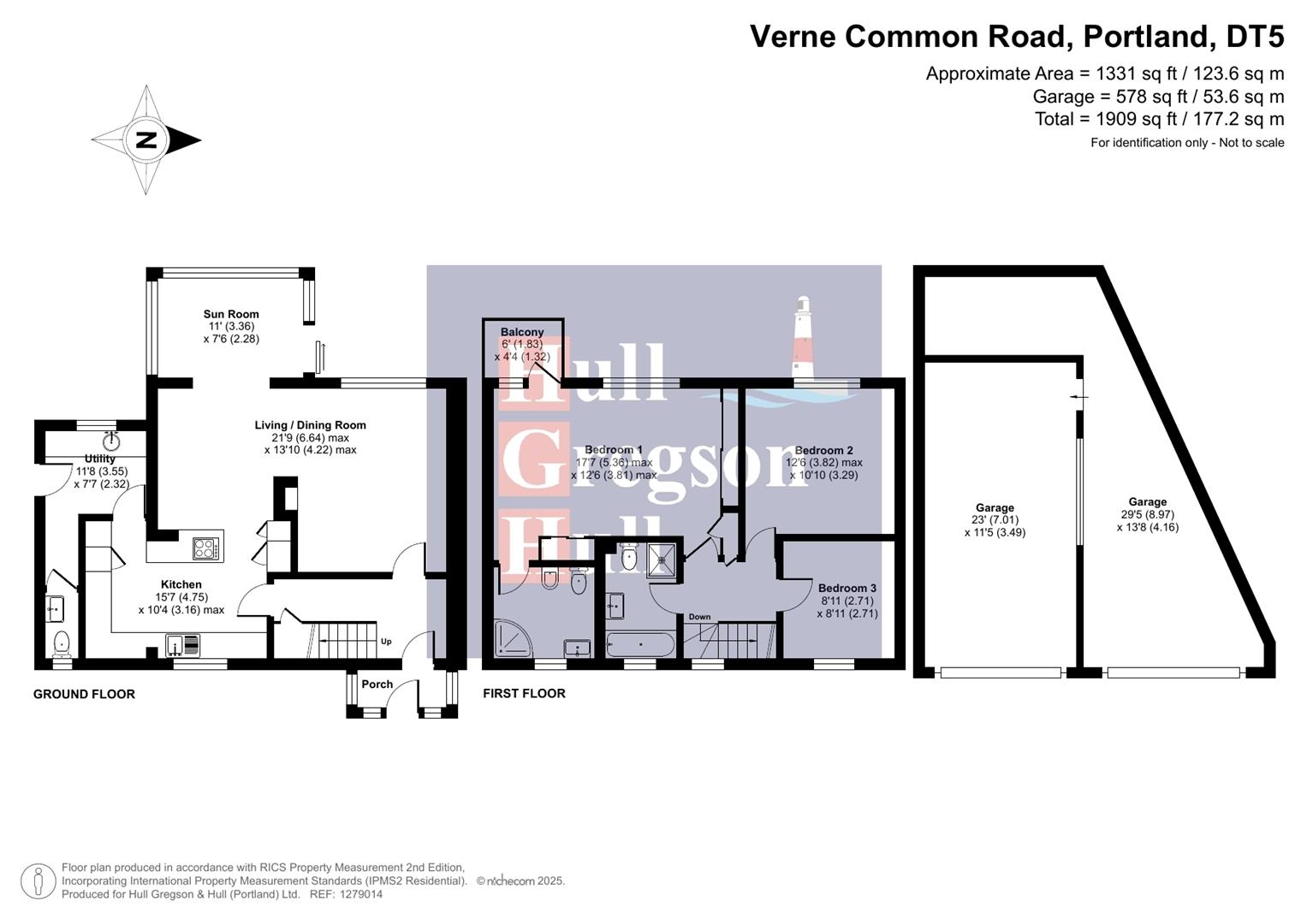 Floorplan for Verne Common Road, Portland
