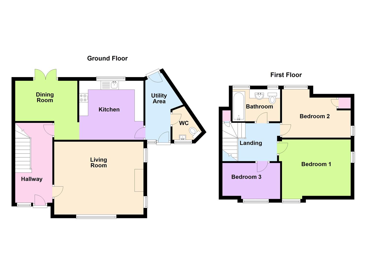 Floorplan for Rashley Road, Chickerell, Weymouth
