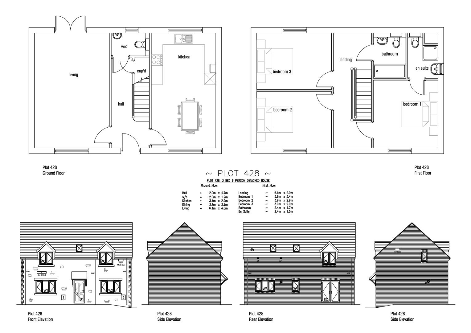Floorplan for 50 Markham Avenue Weymouth, DT4 0QL