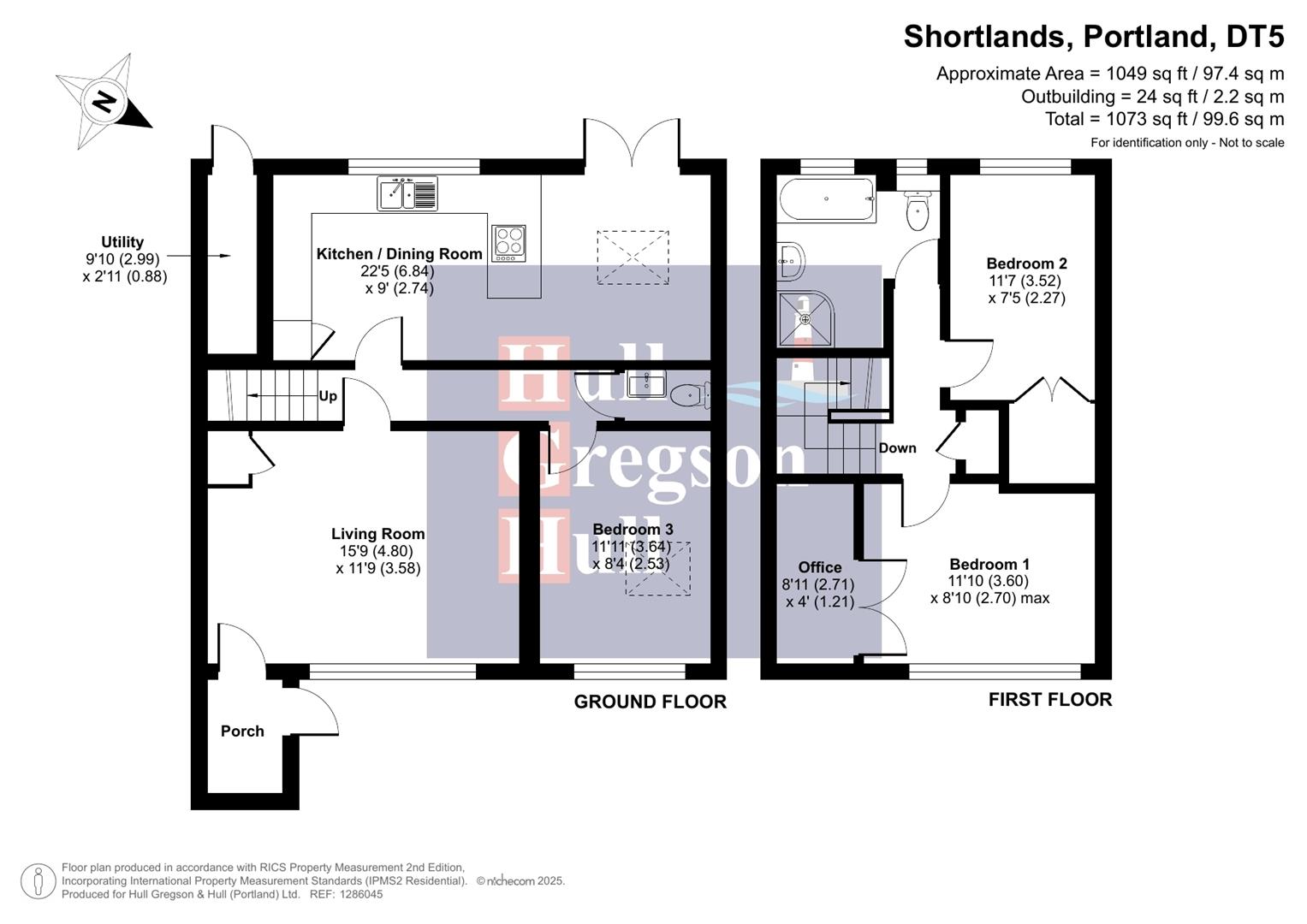Floorplan for Shortlands, Portland