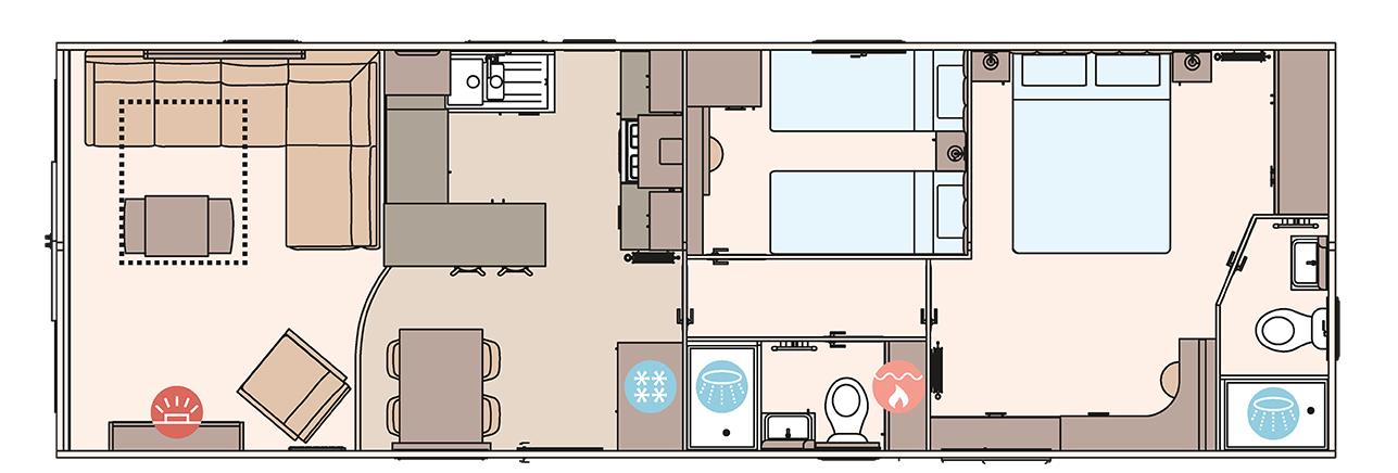 Floorplan for Swanage Bay View, Priests Way, Swanage