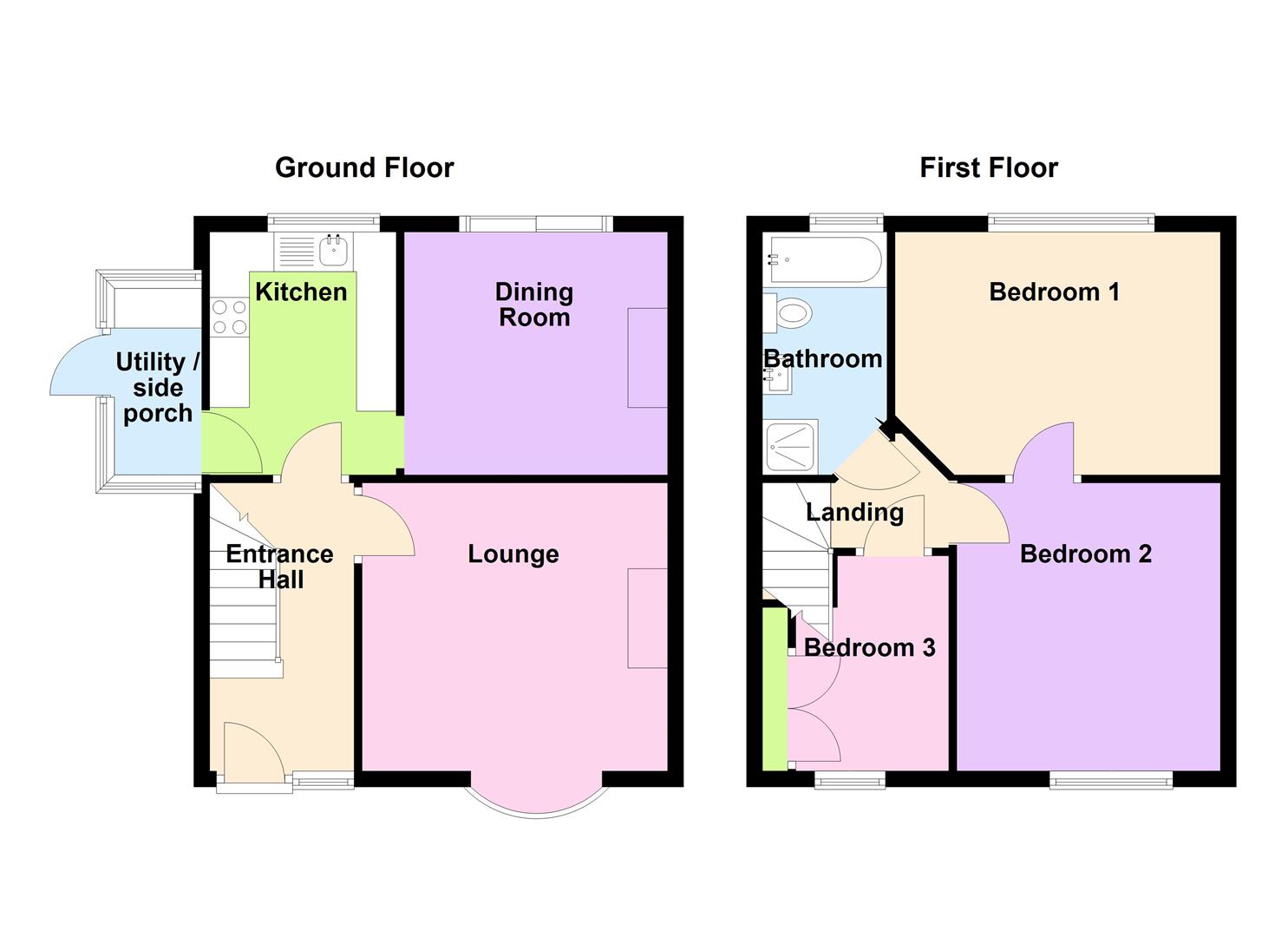 Floorplan for Dennis Road, Weymouth