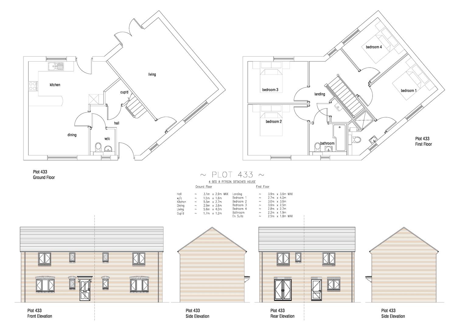Floorplan for 77 Markham Avenue, Weymouth, DT4 0QL