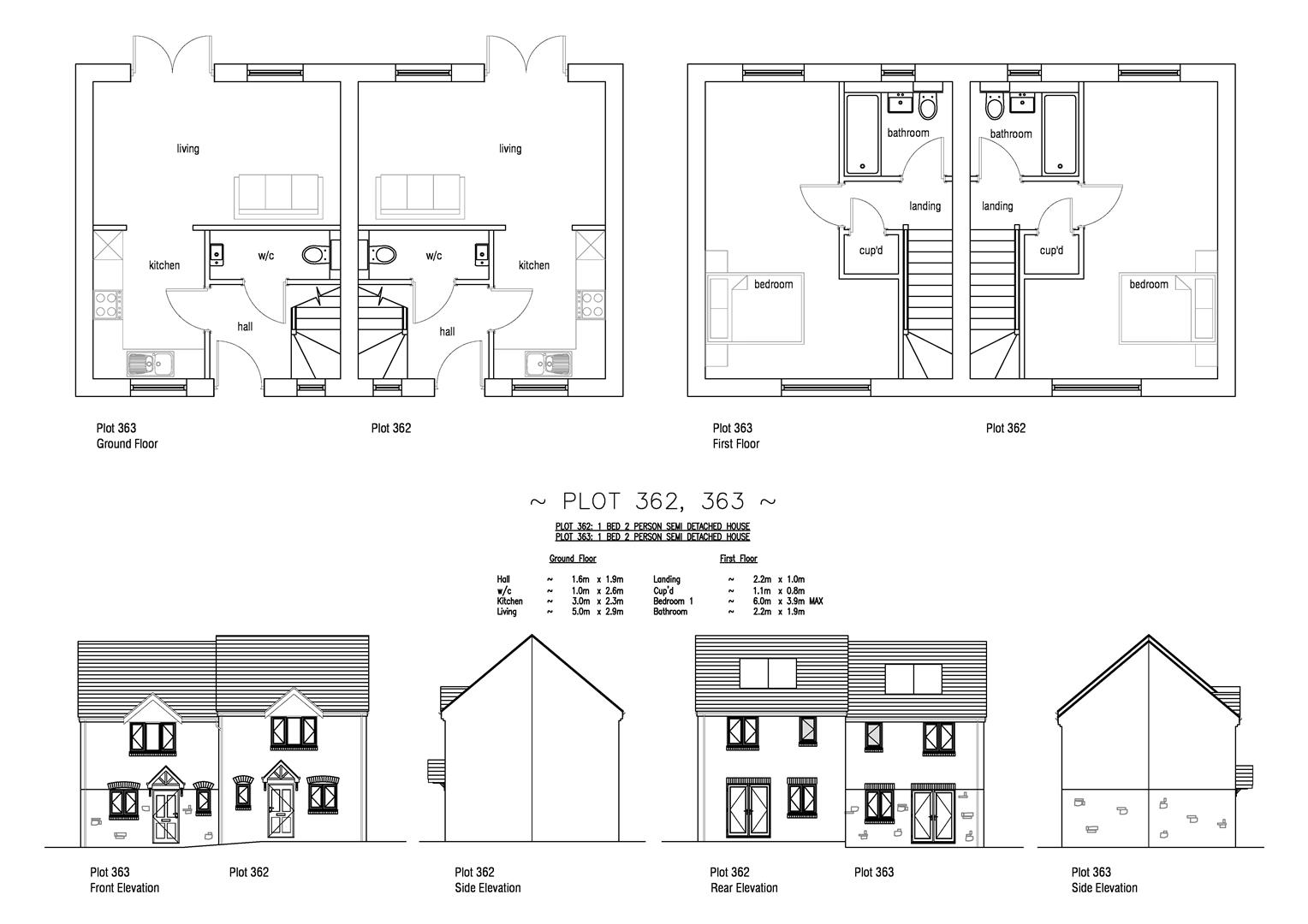 Floorplan for Plot 363 Curtis Fields, 41 Bramble Road, Weymouth, DT4 0FT