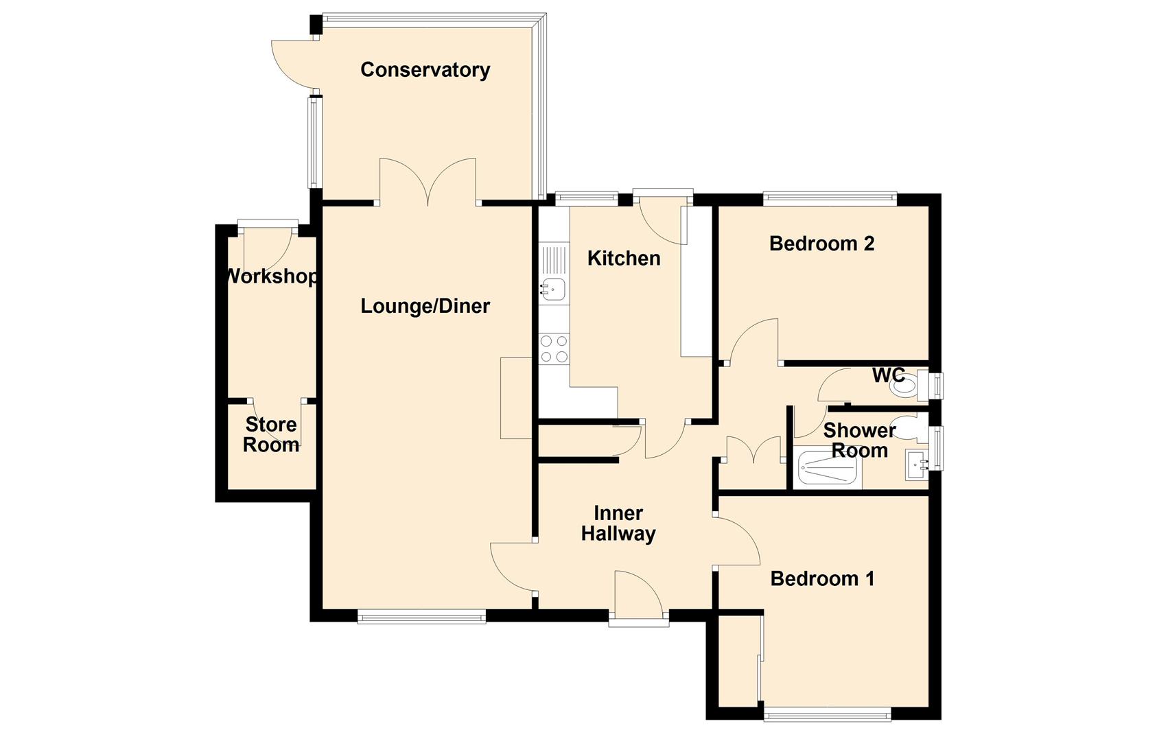 Floorplan for Weston Road, Portland