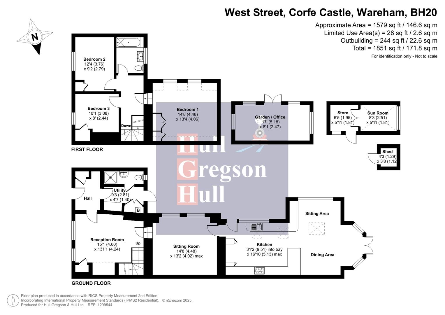 Floorplan for West Street, Corfe Castle, Wareham