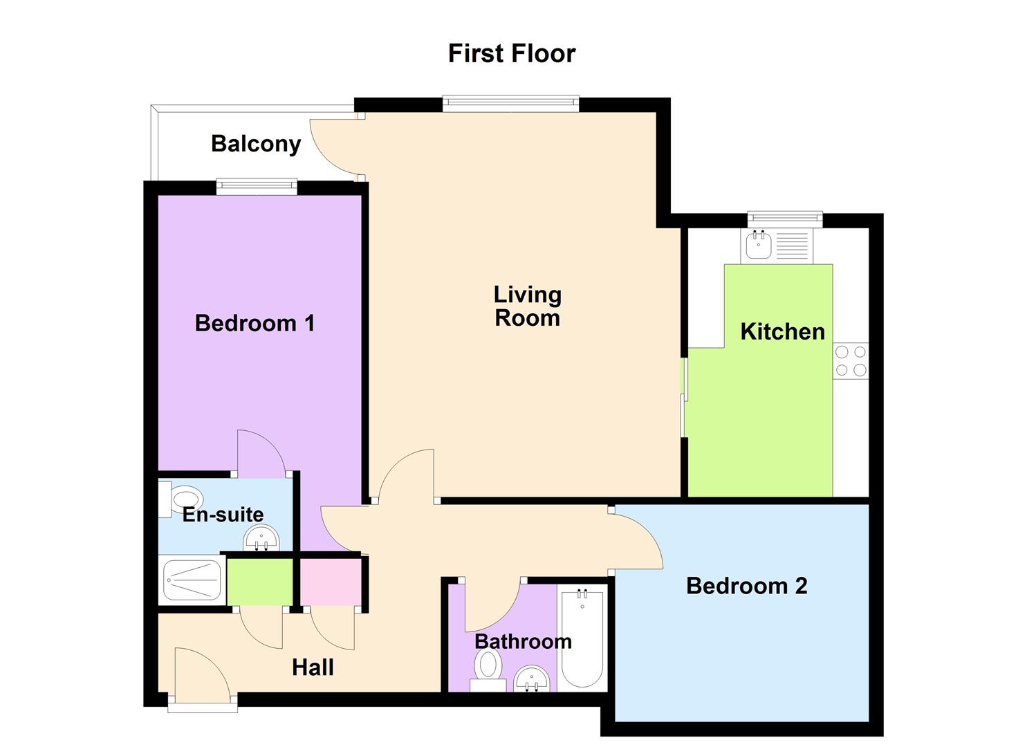 Floorplan for Abbots Court, Ullswater Crescent, Weymouth