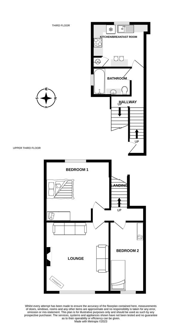 Floorplan for Park Road, Swanage