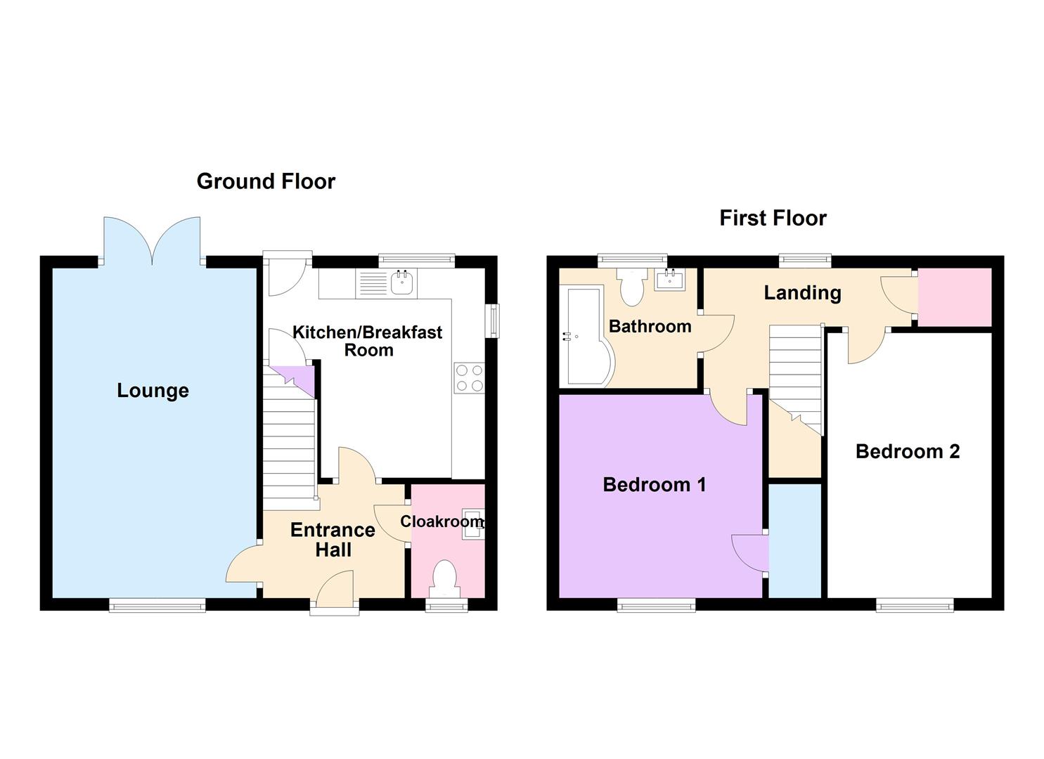 Floorplan for 17 West Field Road, Weymouth DT4 0TW