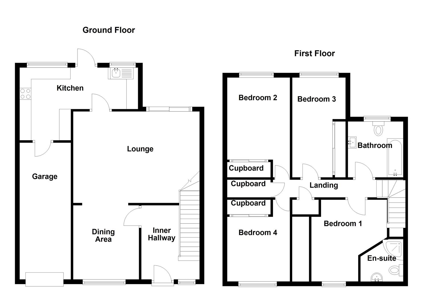 Floorplan for Weston Road, Portland