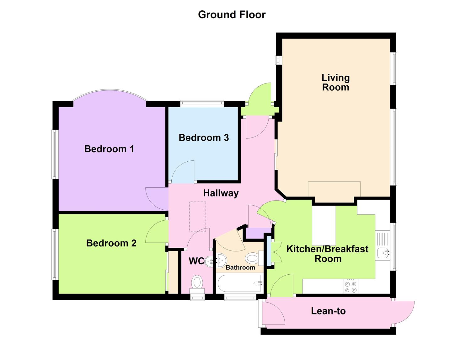 Floorplan for Elwell Manor Gardens, Weymouth