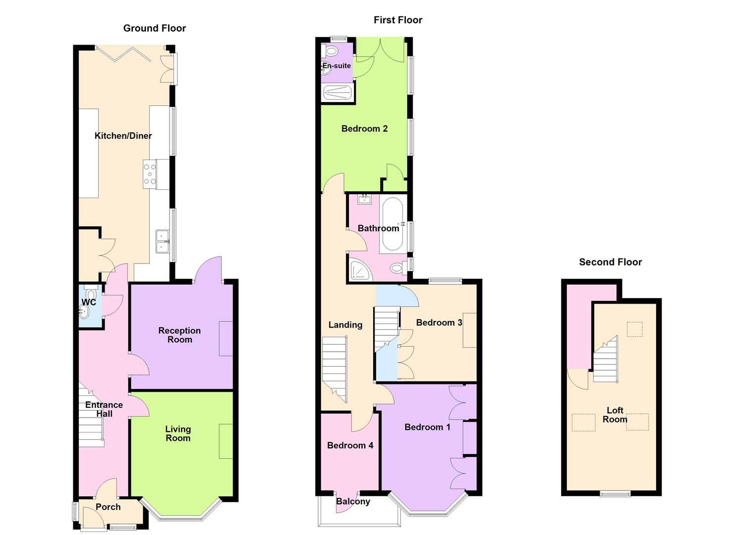 Floorplan for Spa Road, Weymouth