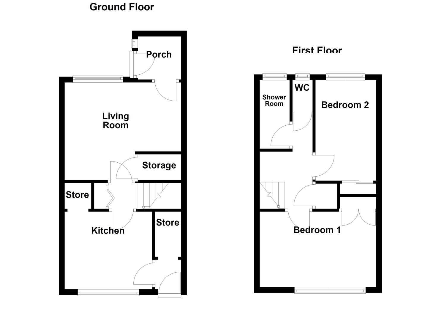 Floorplan for Shortlands, Portland