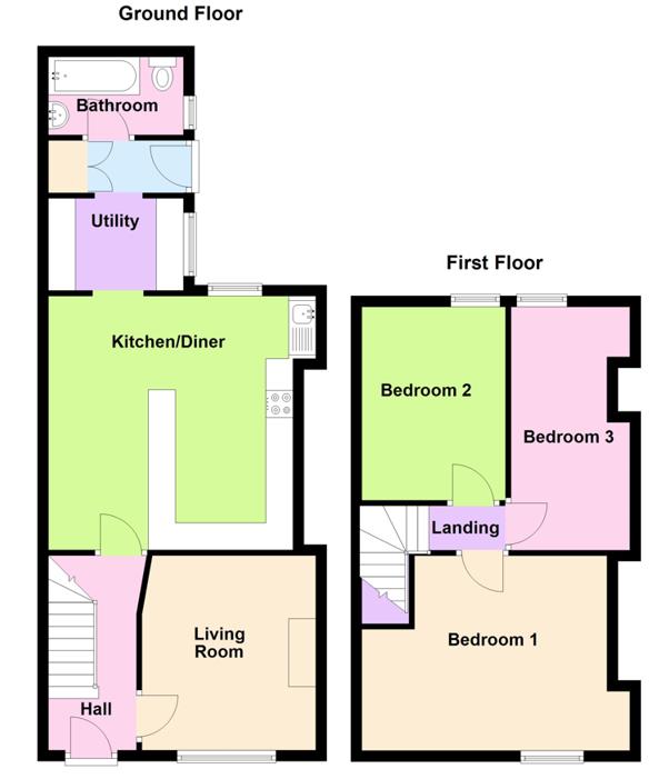 Floorplan for Khartoum Road, Weymouth
