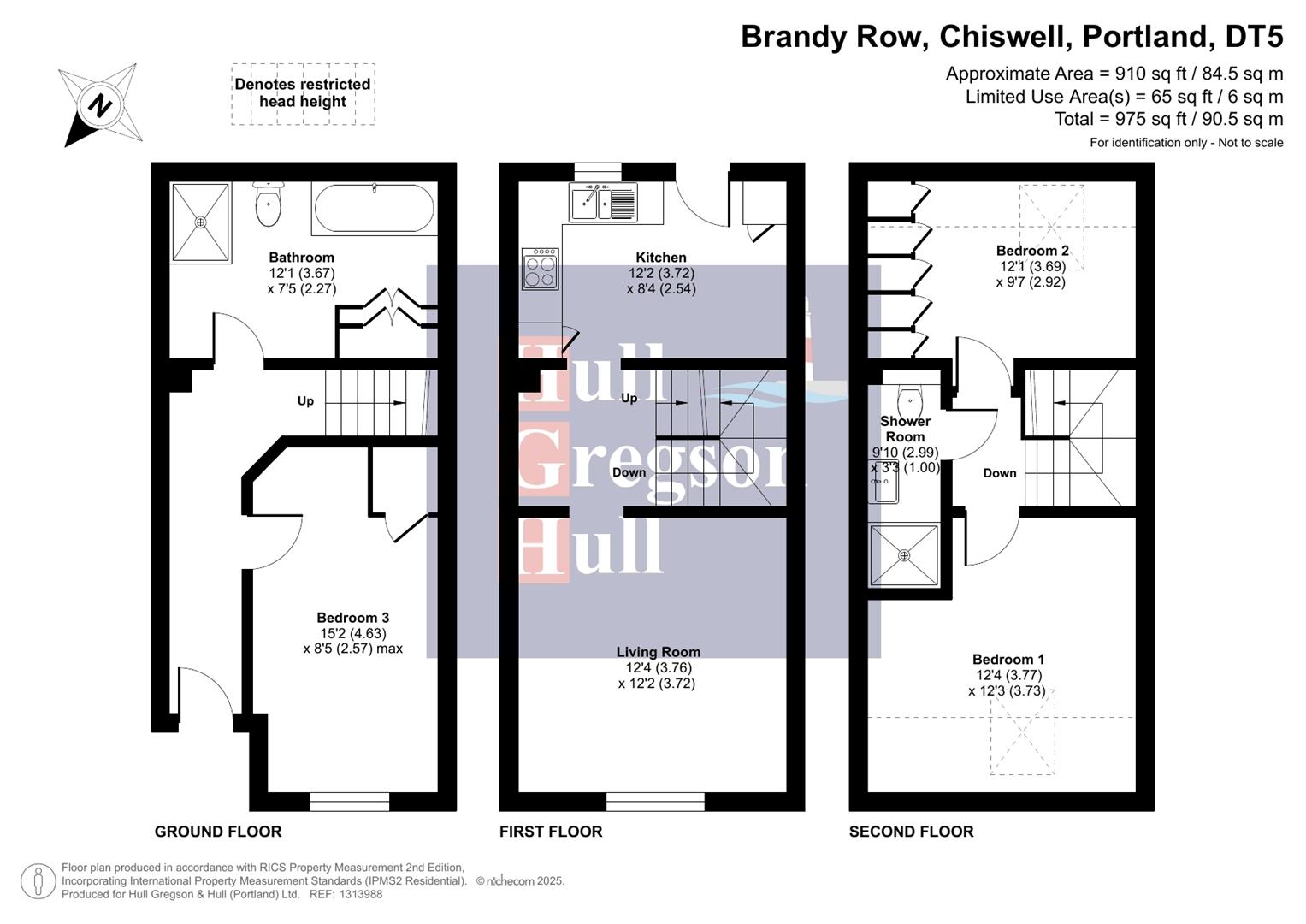 Floorplan for Chesil Beach Mews, Brandy Row, Chiswell, Portland