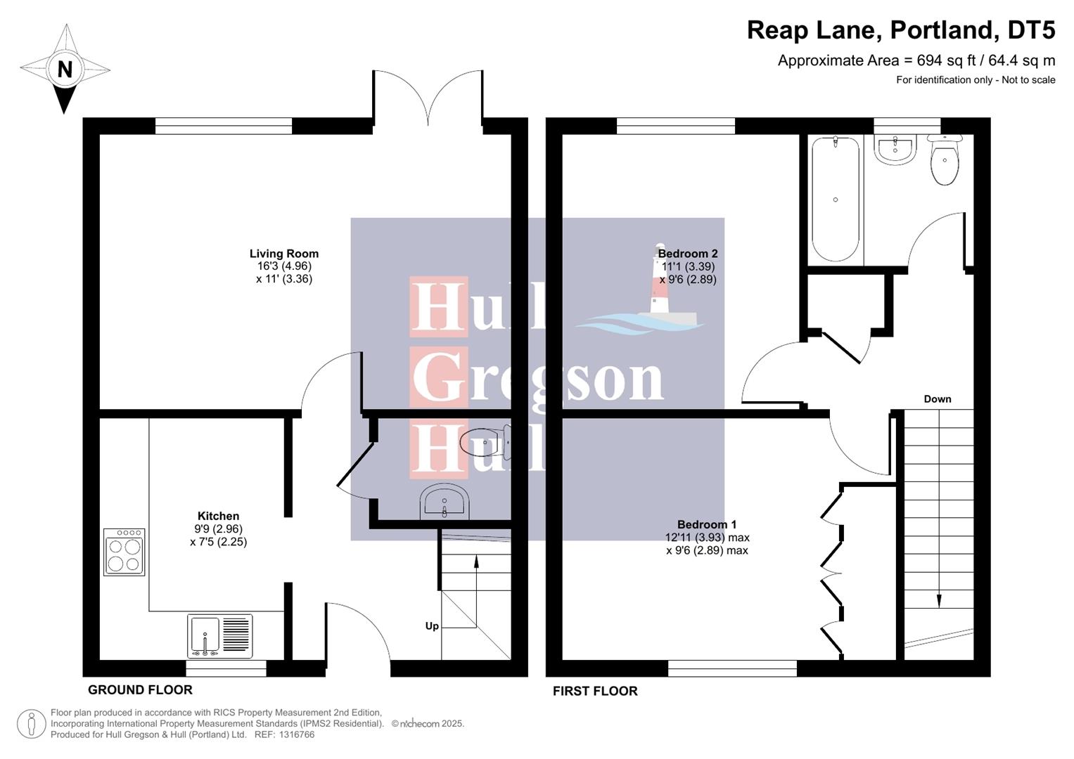 Floorplan for Reap Lane, Portland