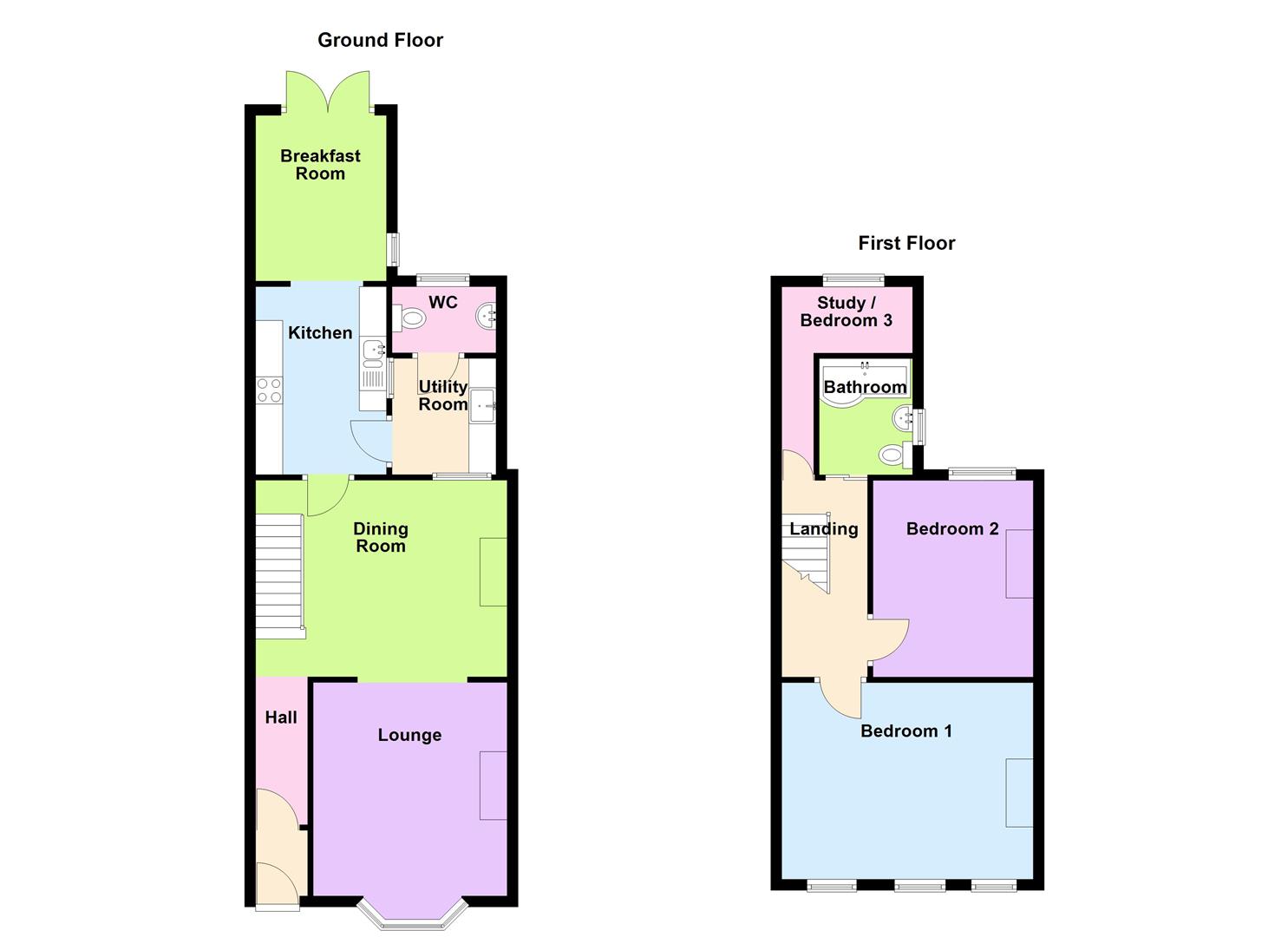 Floorplan for Williams Avenue, Weymouth