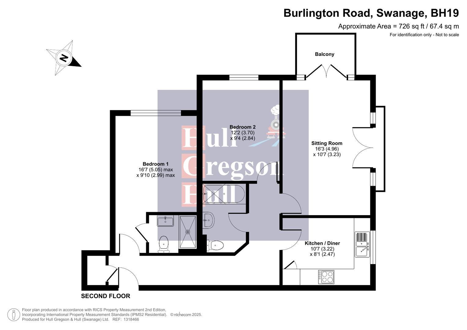 Floorplan for Suncliffe Court, Burlington Road