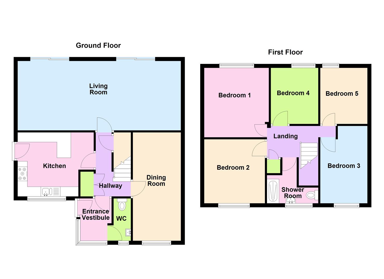 Floorplan for Viscount Road, Weymouth