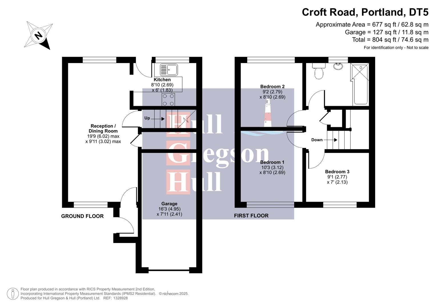 Floorplan for Croft Road, Portland