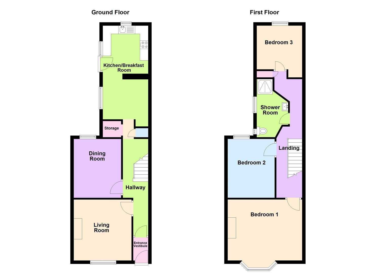 Floorplan for Brownlow Street, Weymouth