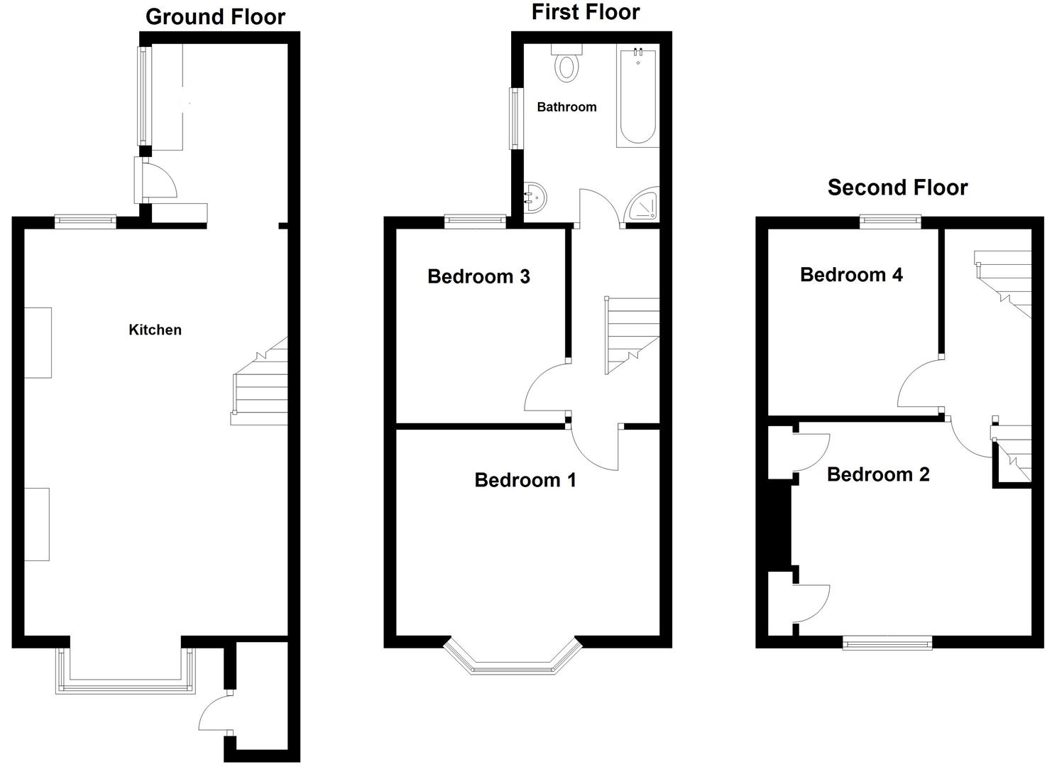 Floorplan for Fortuneswell, Portland