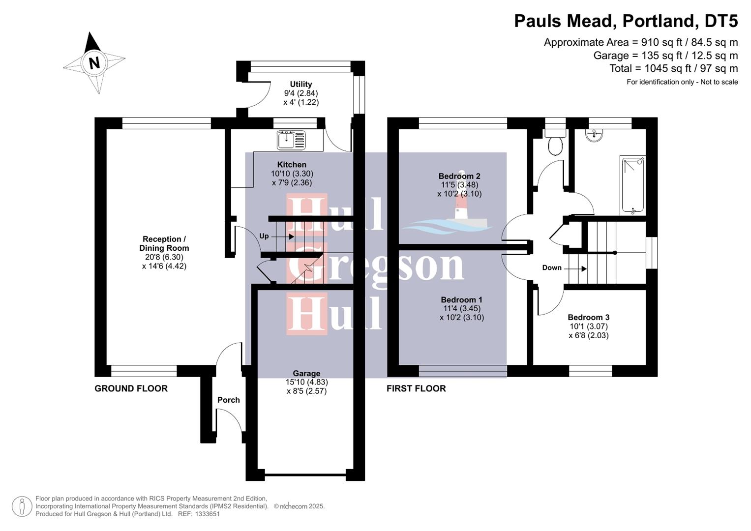 Floorplan for Pauls Mead, Portland