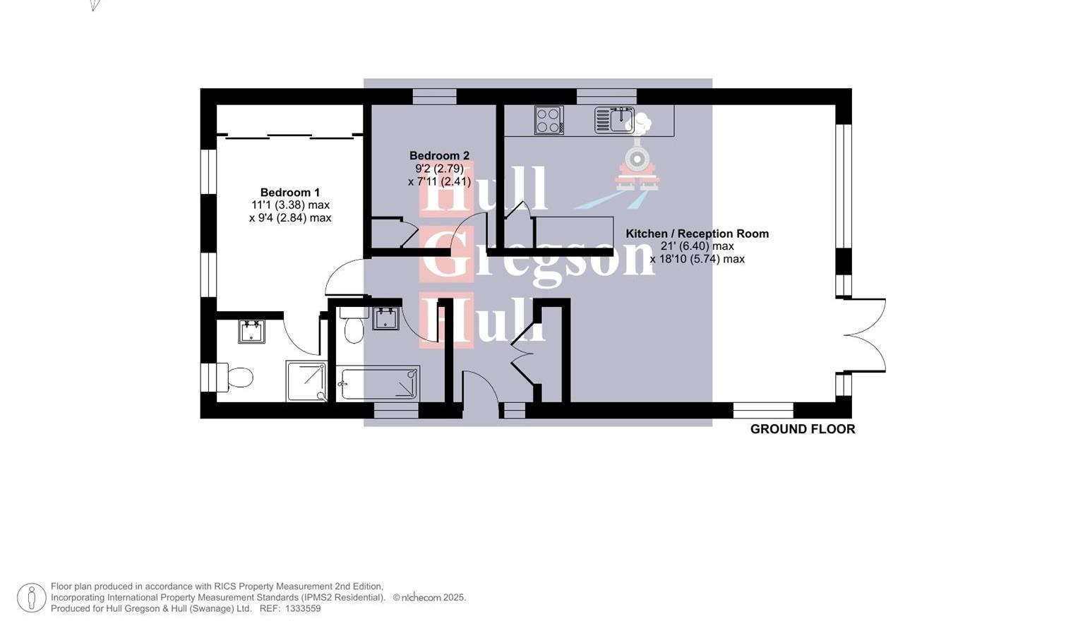Floorplan for Panorama Road, Swanage