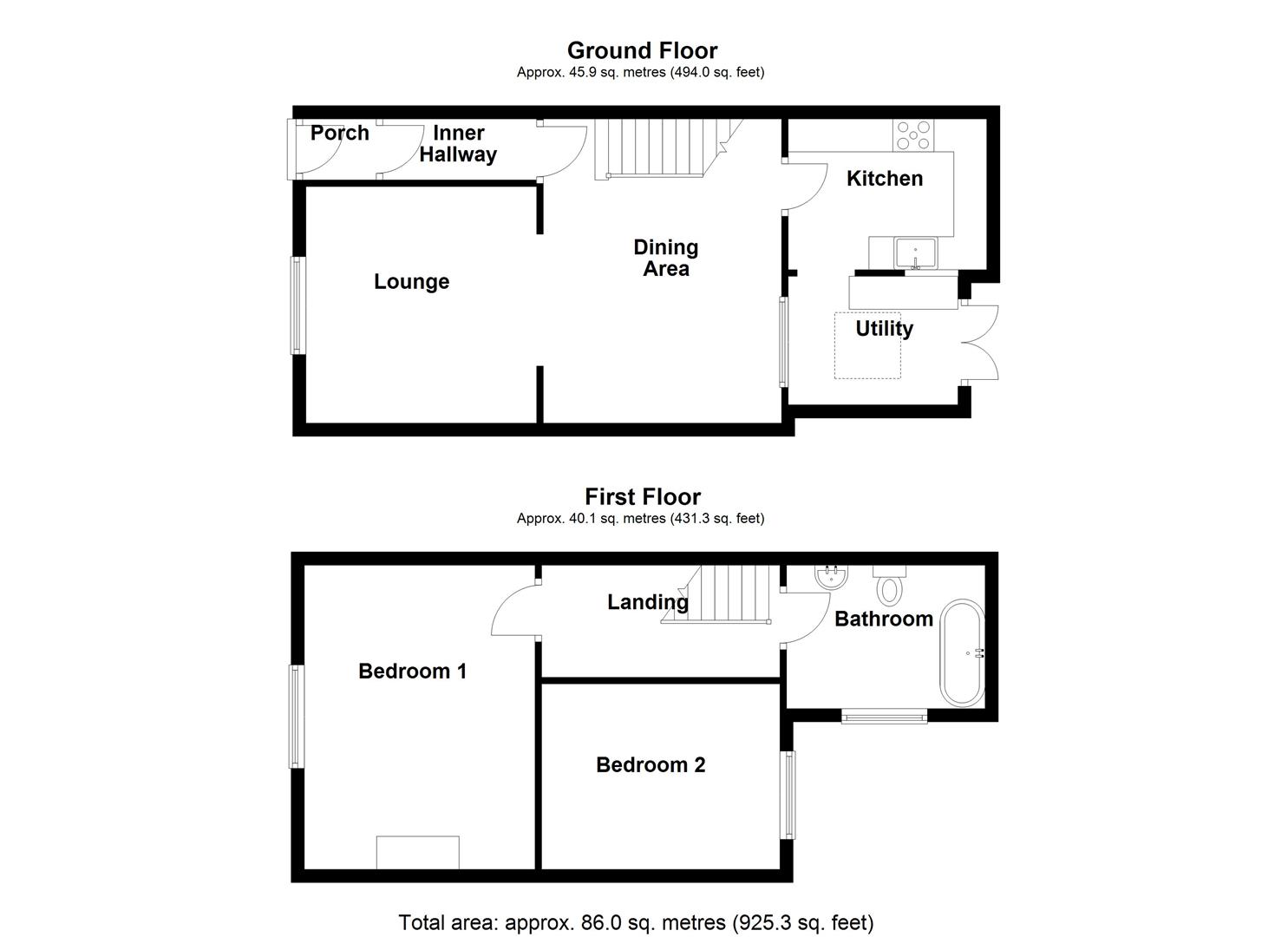 Floorplan for King Street, Portland