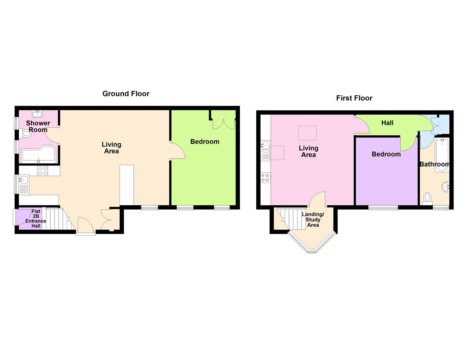 Floorplan for Hanover Road, Weymouth