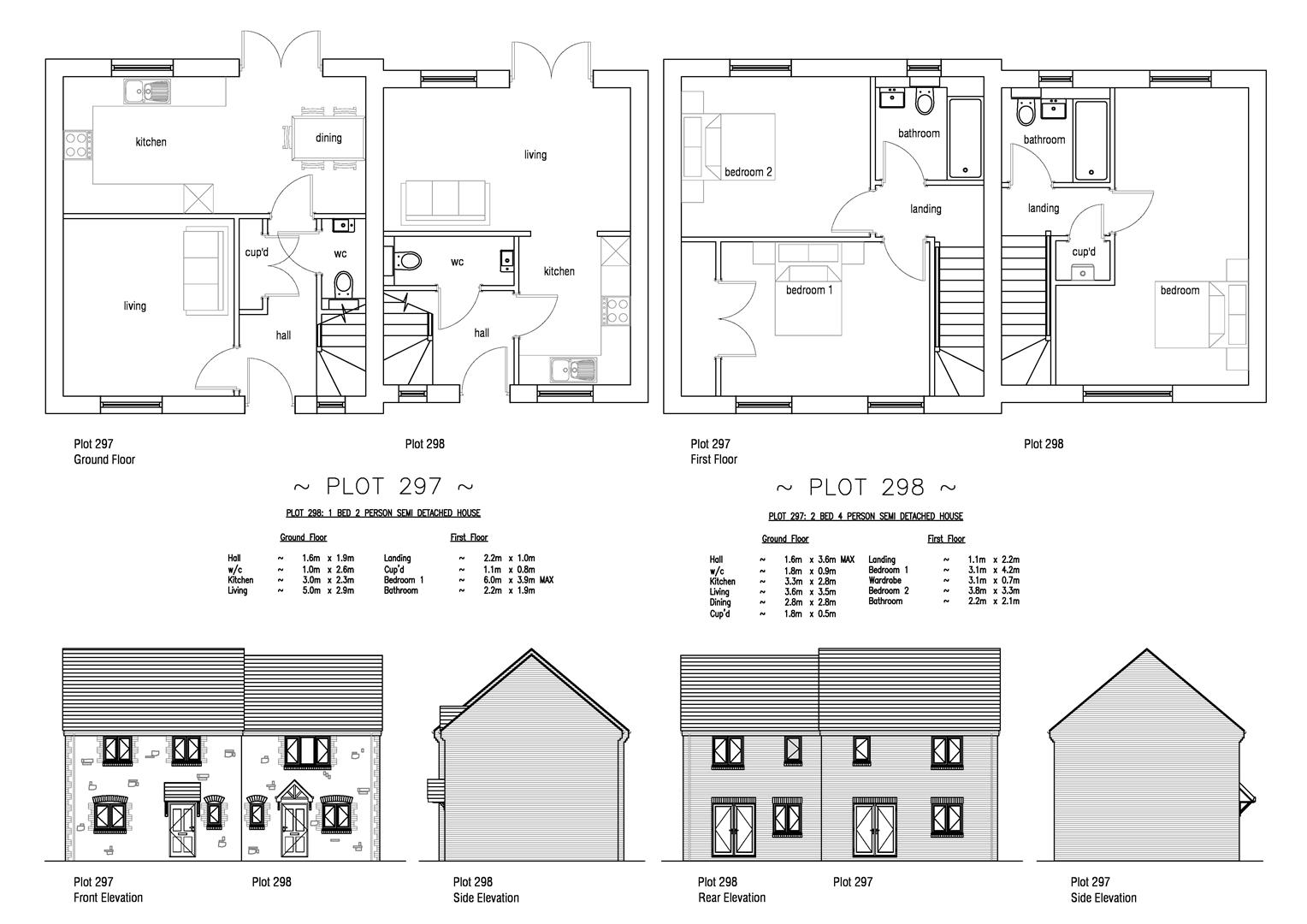 Floorplan for Plot 297 Curtis Fields, 81 Curtis Fields, Weymouth, DT4 0TS