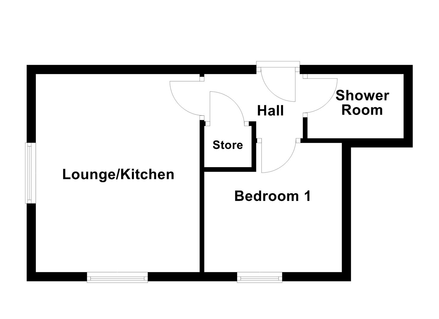 Floorplan for Fortuneswell, Portland