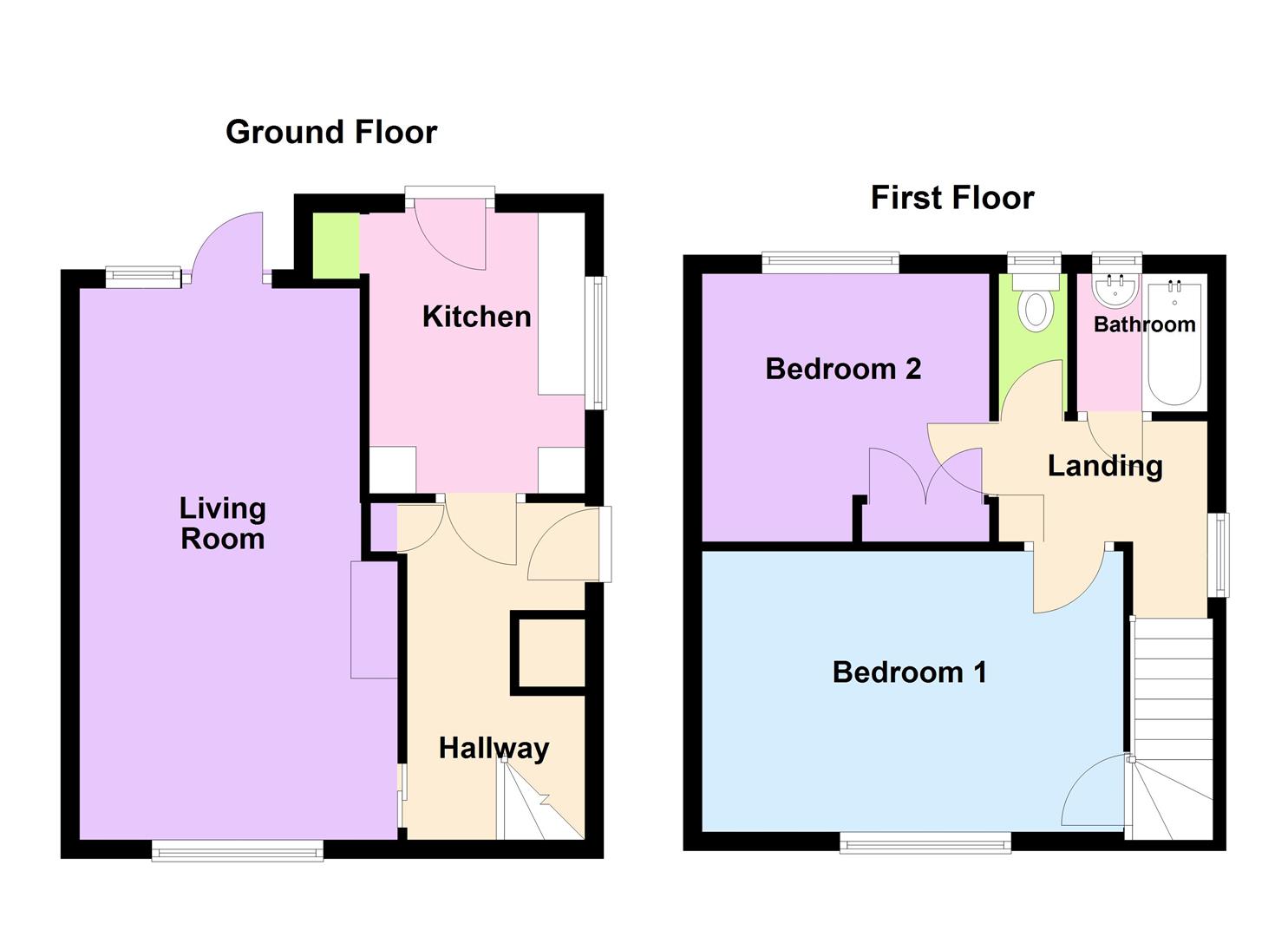 Floorplan for Spring Gardens, Weymouth