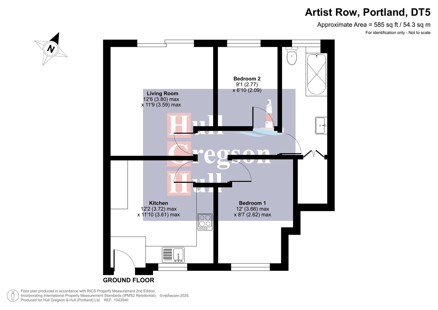 Floorplan for Artist Row, Portland